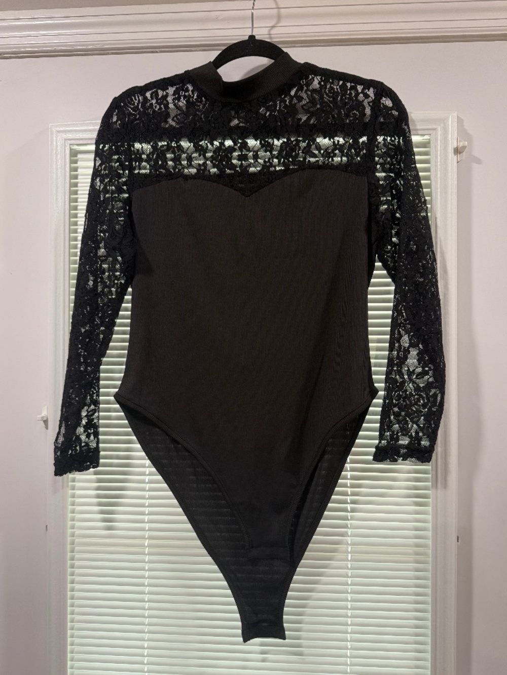 Shein Curve Black Bodysuit Womens size 0XL